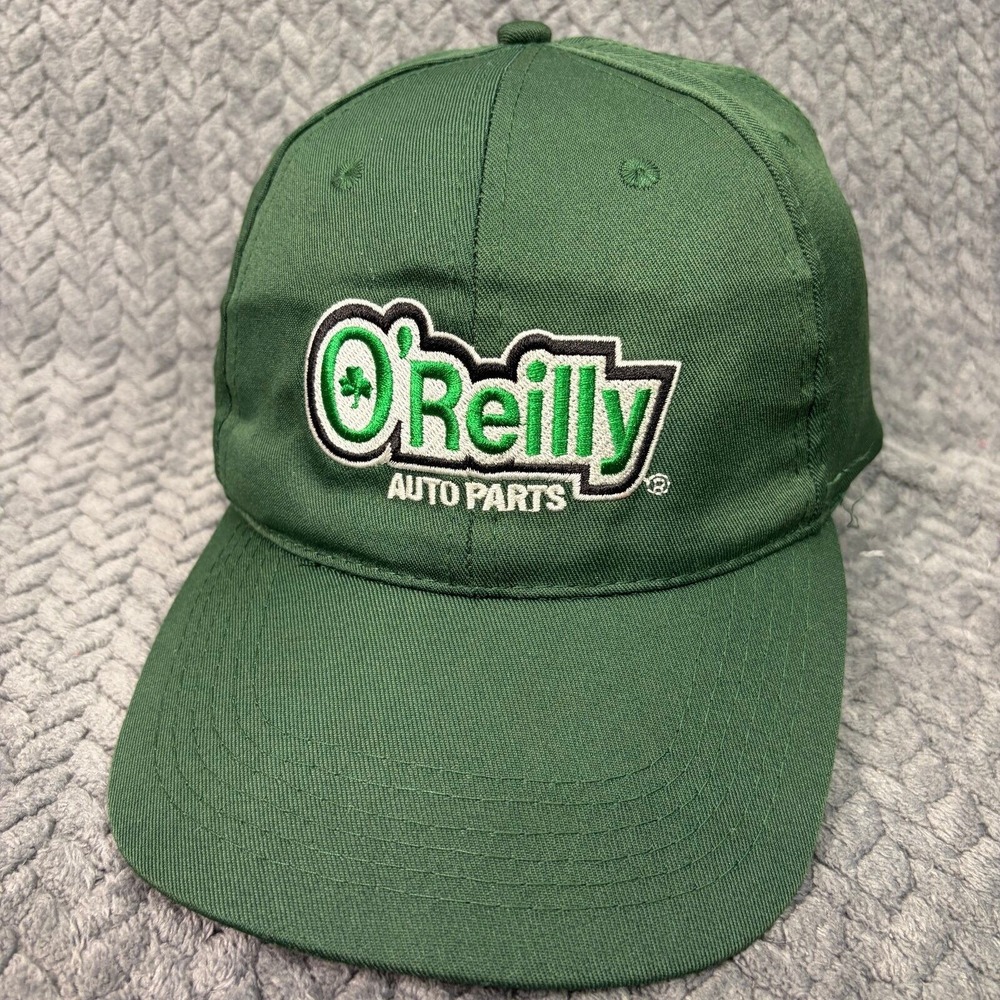 O'Reilly Auto Parts Hat Green Embroidered Adjustable Baseball Cap 1317